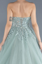 Robe De Soirée De Créateur Longue Menthe ABU4431