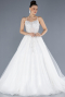 Robe de Mariée Grande Taillev Longue Blanc ABG107