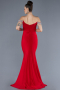 Robe de Soirée Longue Rouge ABU4553