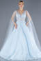 Robes De Soirée Grande Taille Longue Bleu ABU4454