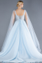 Robes De Soirée Grande Taille Longue Bleu ABU4454