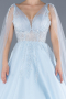 Robes De Soirée Grande Taille Longue Bleu ABU4454