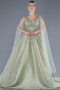 Robes De Soirée Grande Taille Longue Menthe ABU4454