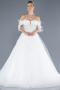 Robe de Mariée Grande Taillev Longue Blanc ABG102