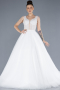 Robe de Mariée Grande Taillev Longue Blanc ABG089