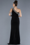 Robe de Soirée Longue Noir ABU4599