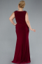 Robe De Soirée Grande Taille Longue Rouge Bordeaux ABU2854