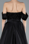 Robe de Soirée Longue Noir ABU4661