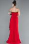 Robe Queue de Poisson Longue Rouge ABU4666