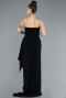 Robe Queue de Poisson Longue Noir ABU4666