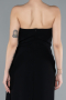 Robe Queue de Poisson Longue Noir ABU4666