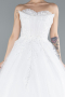 Robe de Mariée Grande Taillev Longue Blanc ABG122