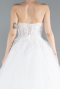 Robe de Mariée Grande Taillev Longue Blanc ABG122