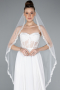 Voile De Mariage Dantelle Blanc AB03