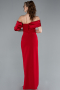 Robe De Soirée Longue Rouge ABU4024