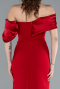 Robe De Soirée Longue Rouge ABU4024