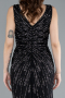 Robe Queue de Poisson Longue Noir ABU5496