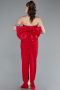 Robe de Soirée Longue Rouge ABU4716