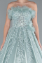 Robes De Soirée Grande Taille Longue Menthe ABU4739