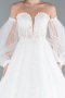 Robes de Mariage Longue Blanc ABG111
