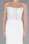 Robes de Mariage Longue Dantelle Blanc ABG035