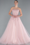 Robe De Fiançailles Grande Taille Longue Poudre ABU4453