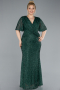 Robe De Soirée Grande Taille Longue Émeraude ABU4542