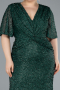 Robe De Soirée Grande Taille Longue Émeraude ABU4542