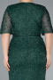 Robe De Soirée Grande Taille Longue Émeraude ABU4542