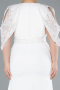 Robe Grande Taille Longue Blanc ABU4668