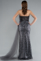 Robe de Soirée Longue Anthracite ABU4772