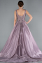 Robe Haute Couture Longue Lavande ABU4551
