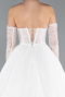 Robes de Mariage Longue Dantelle Blanc ABG038