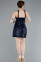 Robe De Soirée Mini Bleu Marine ABK2201