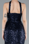 Robe De Soirée Mini Bleu Marine ABK2201