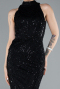 Robe de Soirée Longue Noir ABU4791