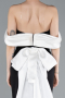 Robe de Soirée Longue Noir-Blanc ABU4797