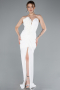 Robe de Soirée Longue Blanc ABU4800