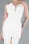 Robe de Soirée Longue Blanc ABU4800
