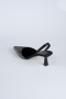 Stiletto Pierreux Noir-Argent AB1127