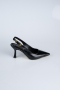 Chaussure de soirée A motifs Noir ABD1130