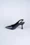 Chaussure de soirée Cuir Verni Bleu Marine ABR1130