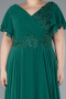 Robe de Soirée Grande Taille Longue Émeraude ABU1562