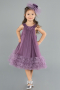 Robe de Soirée Enfants Midi Lavande ABK2297