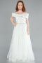 Robe de Soirée Enfants Longue Menthe ABU4826
