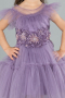 Robe de Soirée Enfants Courte Lavande ABK2067