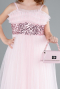 Robe de Soirée Enfants Longue Poudre ABU4830