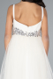Robe de Soirée Enfants Longue Blanc ABU4830