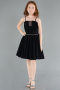 Robe de Soirée Enfants Midi Noir ABK2298