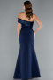 Robe de Soirée Longue Bleu Marine ABU4832